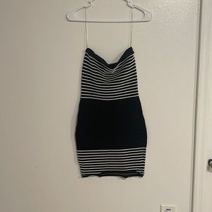 Wet Seal Black and White tubed dress